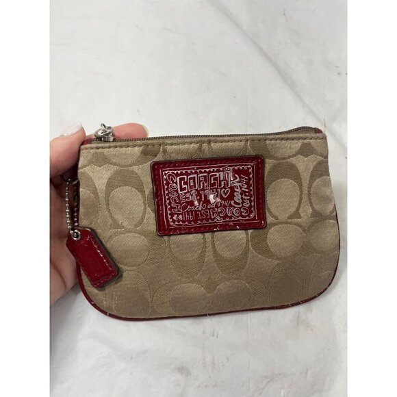 Coach Poppy Beige red - Picture 1 of 11